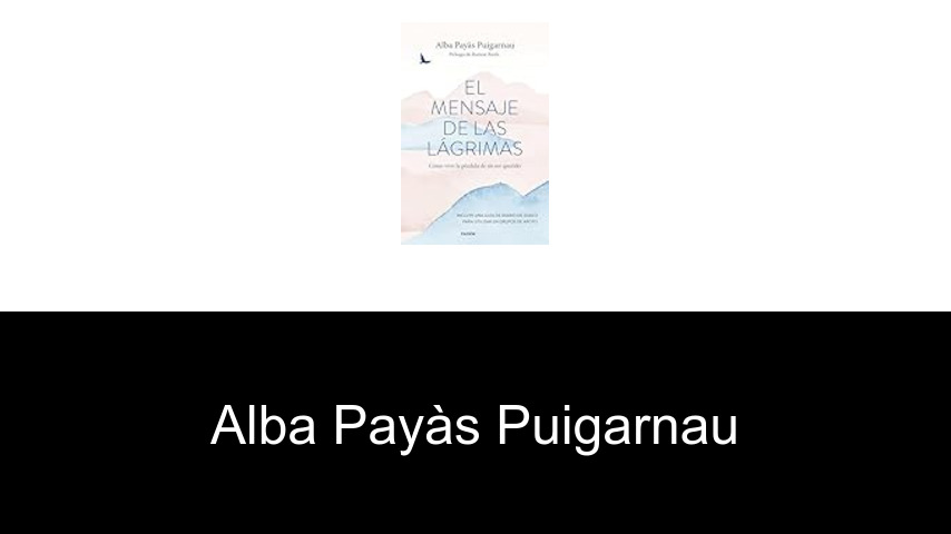 libros de Alba Payàs Puigarnau