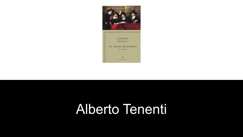 libros de Alberto Tenenti