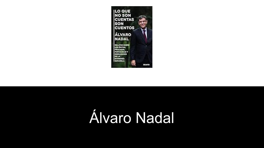 libros de Álvaro Nadal