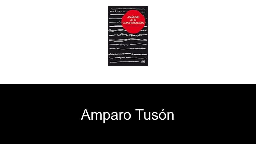libros de Amparo Tusón