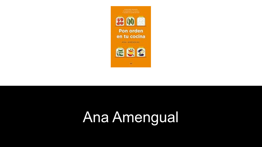 libros de Ana Amengual