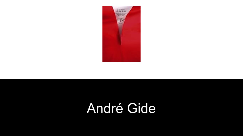 libros de André Gide