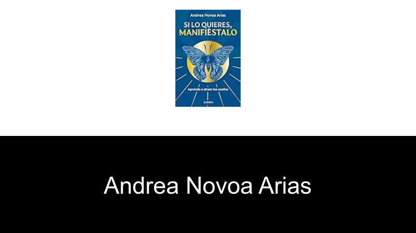 libros de Andrea Novoa Arias