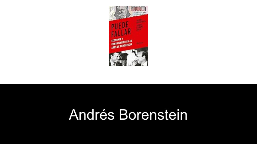 libros de Andrés Borenstein