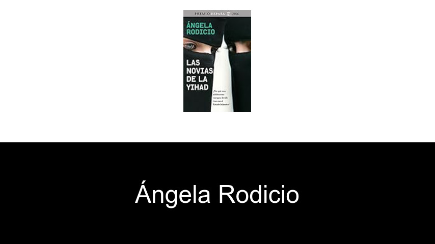 libros de Ángela Rodicio