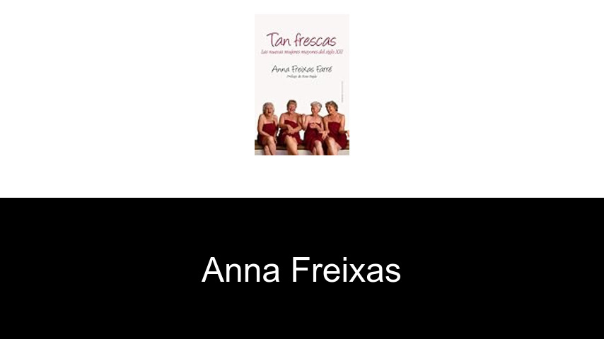 libros de Anna Freixas