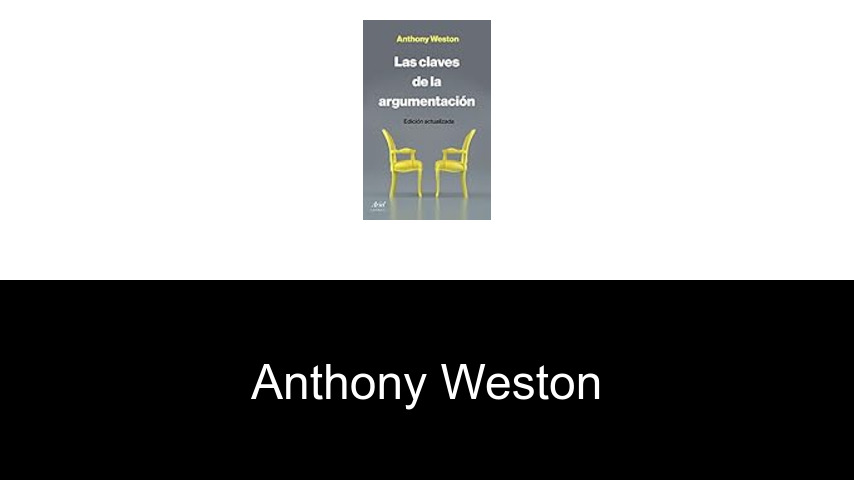 libros de Anthony Weston