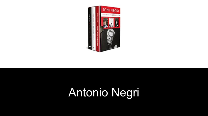 libros de Antonio Negri