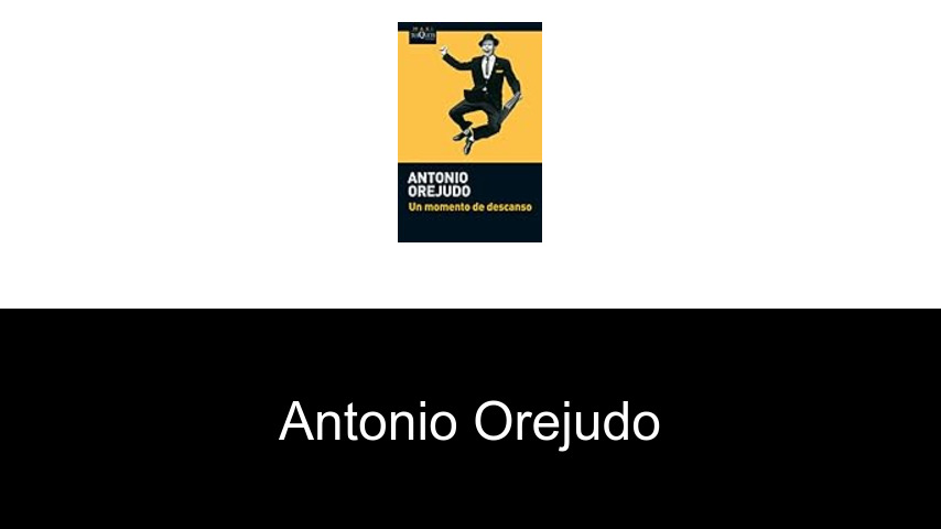 libros de Antonio Orejudo