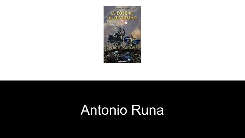 libros de Antonio Runa