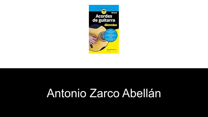libros de Antonio Zarco Abellán