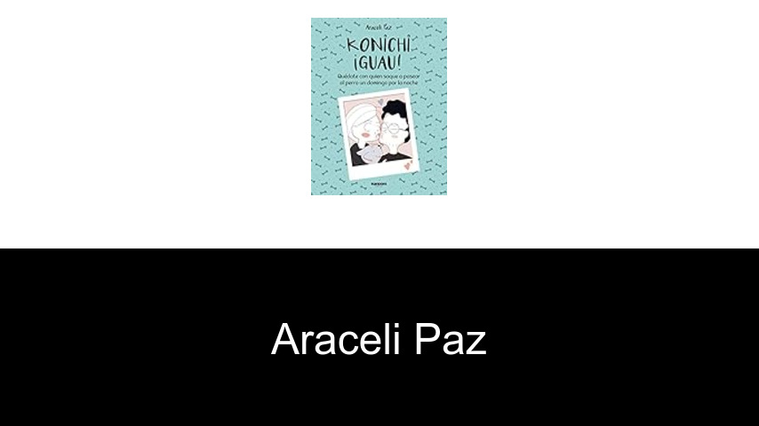 libros de Araceli Paz
