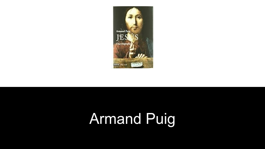 libros de Armand Puig
