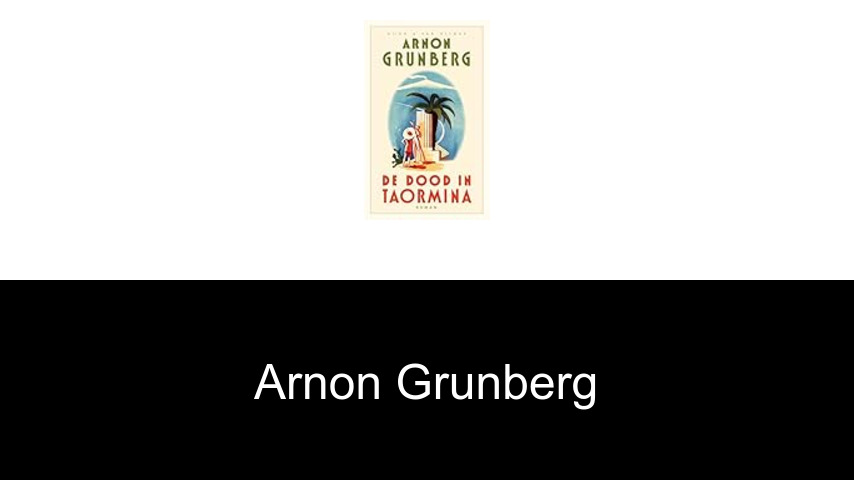 libros de Arnon Grunberg