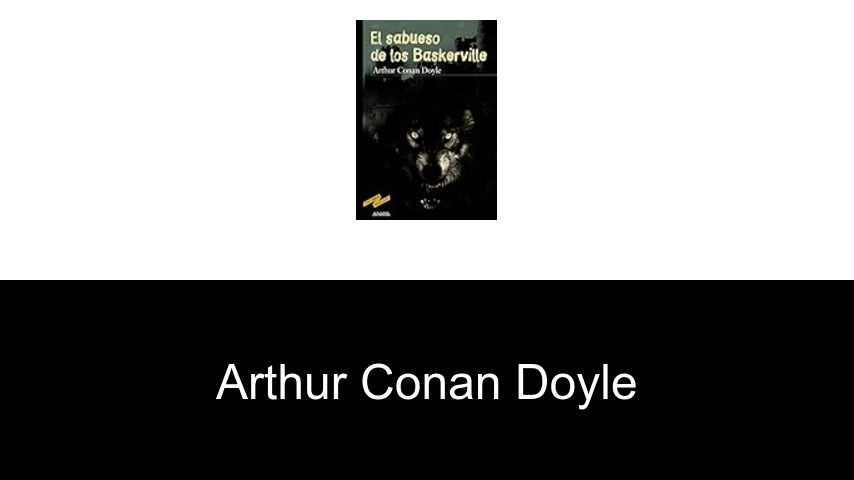libros de Arthur Conan Doyle