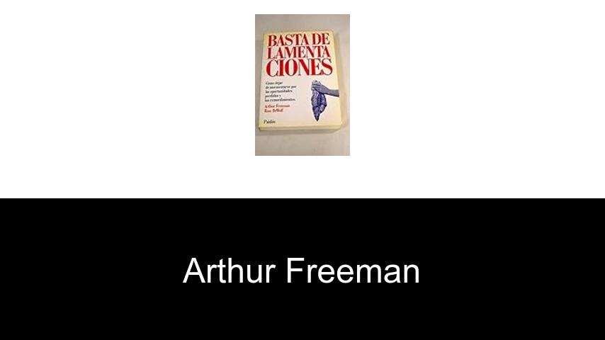 libros de Arthur Freeman