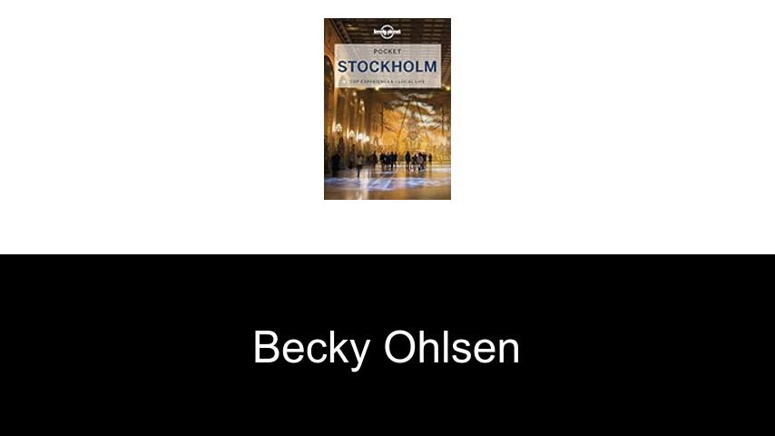 libros de Becky Ohlsen