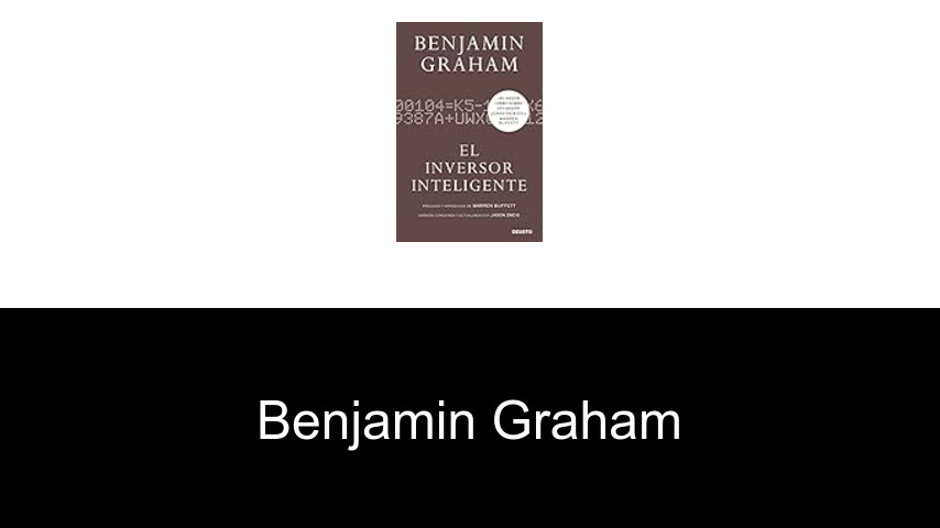 libros de Benjamin Graham