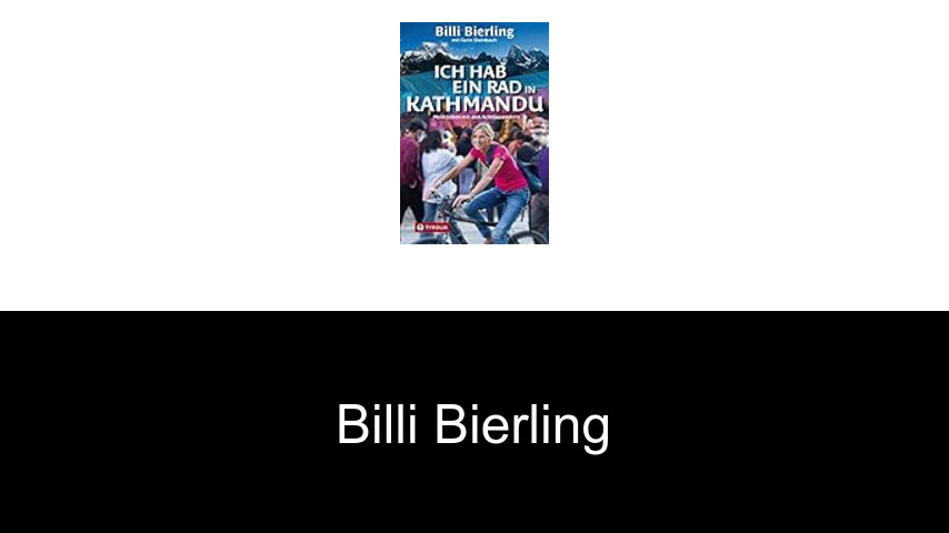 libros de Billi Bierling