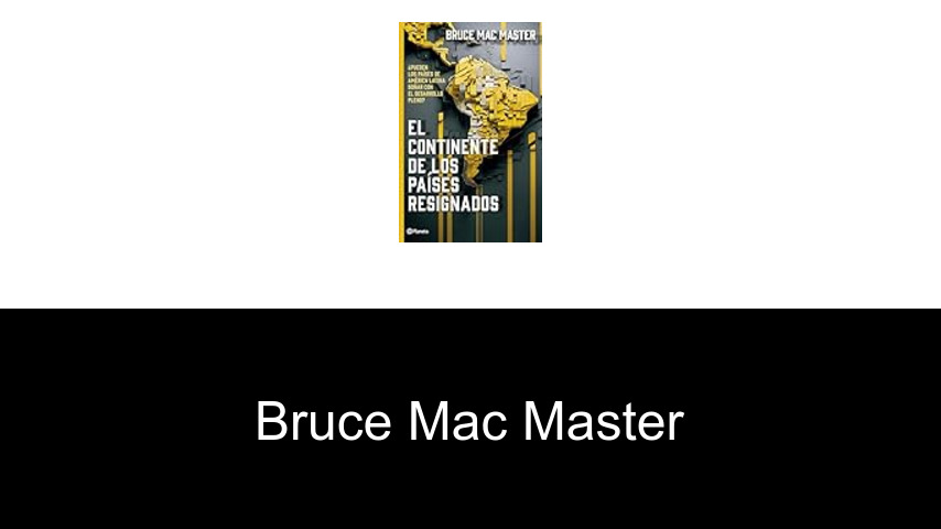 libros de Bruce Mac Master
