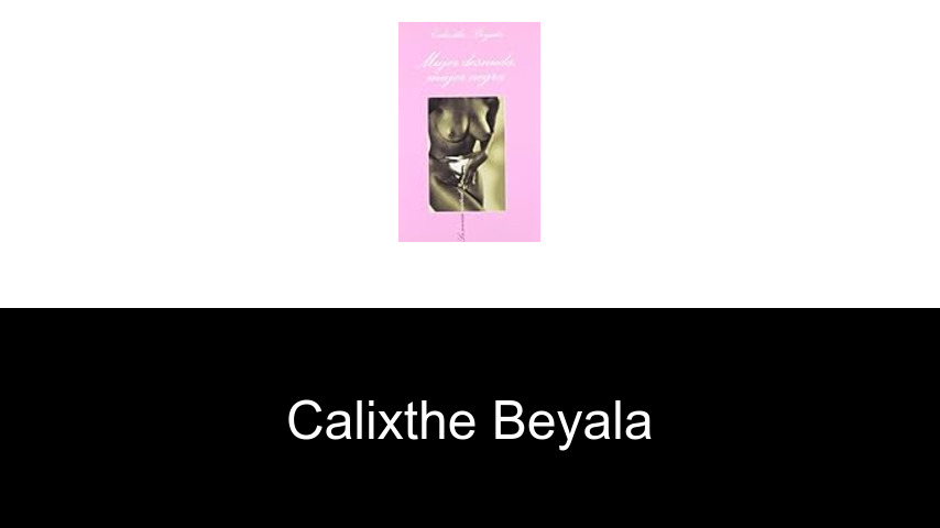 libros de Calixthe Beyala