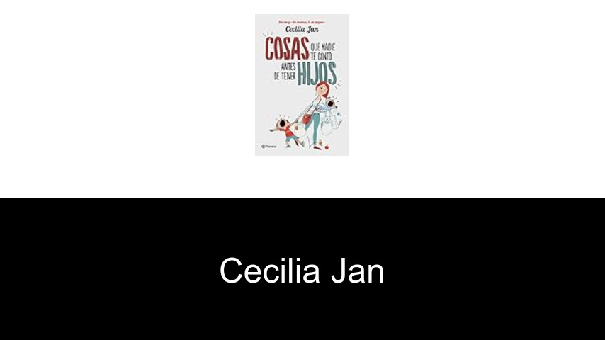 libros de Cecilia Jan