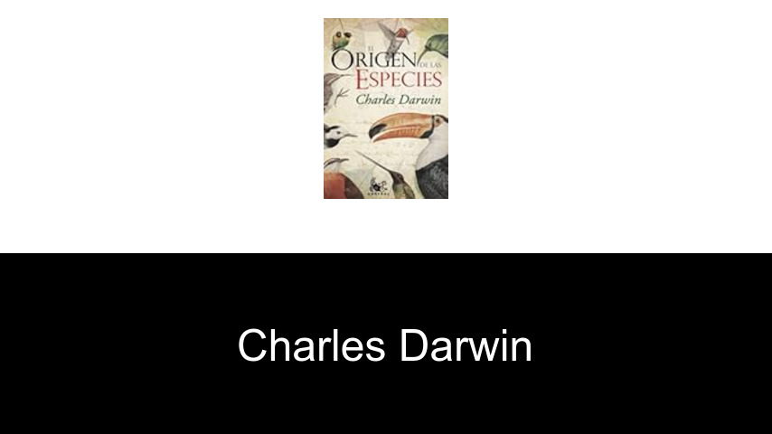 libros de Charles Darwin