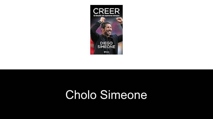 libros de Cholo Simeone