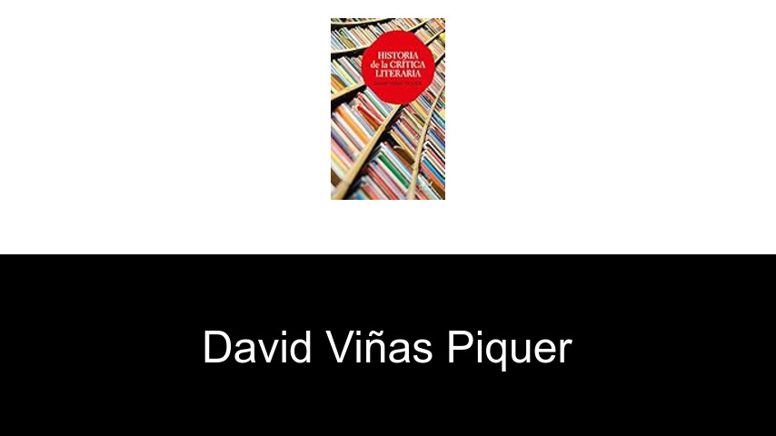 libros de David Viñas Piquer