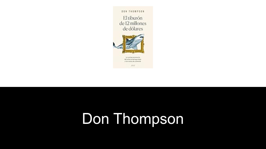libros de Don Thompson
