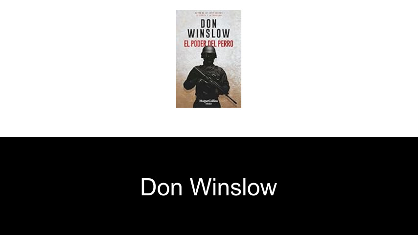 libros de Don Winslow