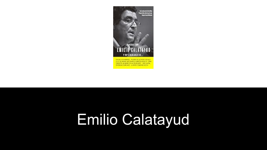 libros de Emilio Calatayud
