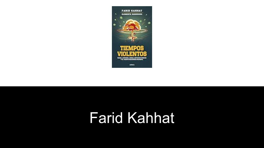 libros de Farid Kahhat