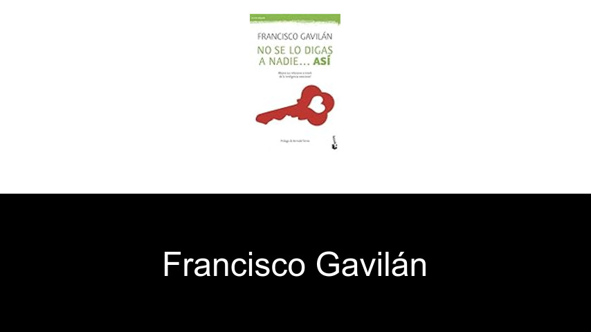 libros de Francisco Gavilán