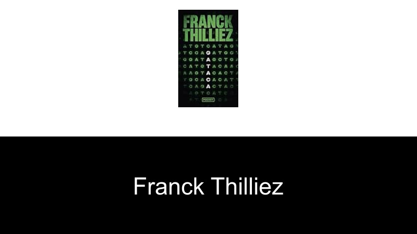 libros de Franck Thilliez