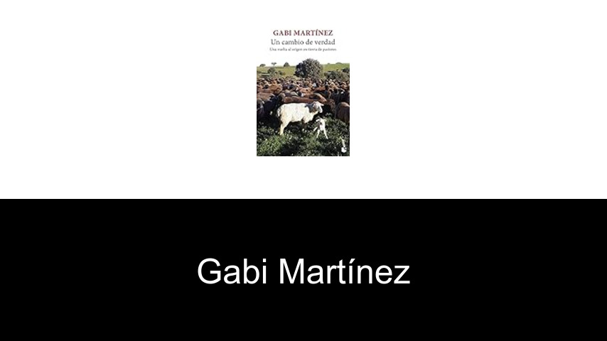 libros de Gabi Martínez