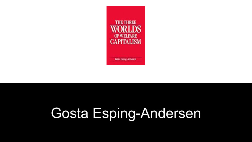 libros de Gosta Esping-Andersen