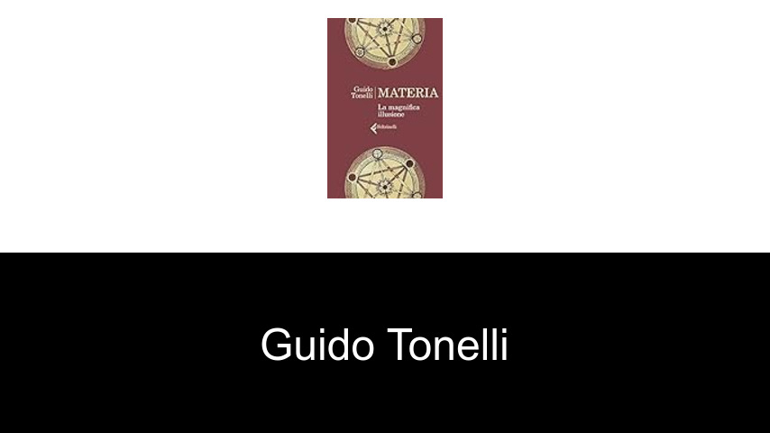 libros de Guido Tonelli