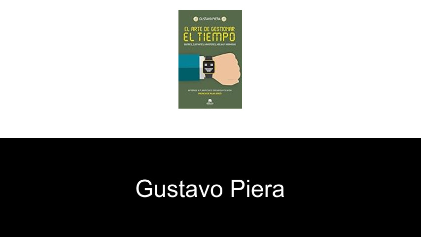 libros de Gustavo Piera