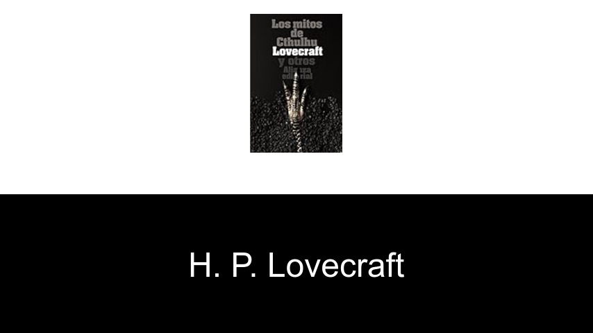 libros de H. P. Lovecraft