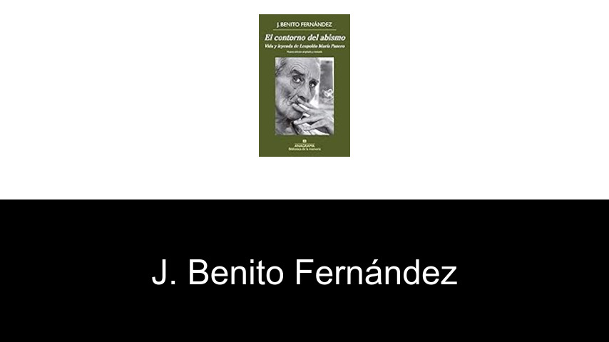 libros de J. Benito Fernández