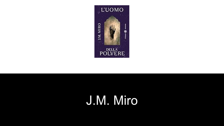 libros de J.M. Miro