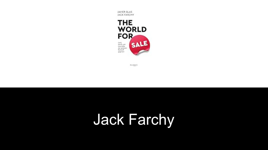 libros de Jack Farchy