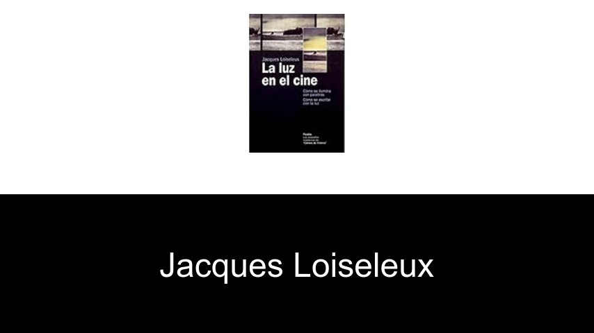 libros de Jacques Loiseleux