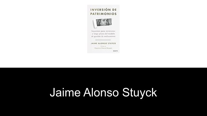 libros de Jaime Alonso Stuyck