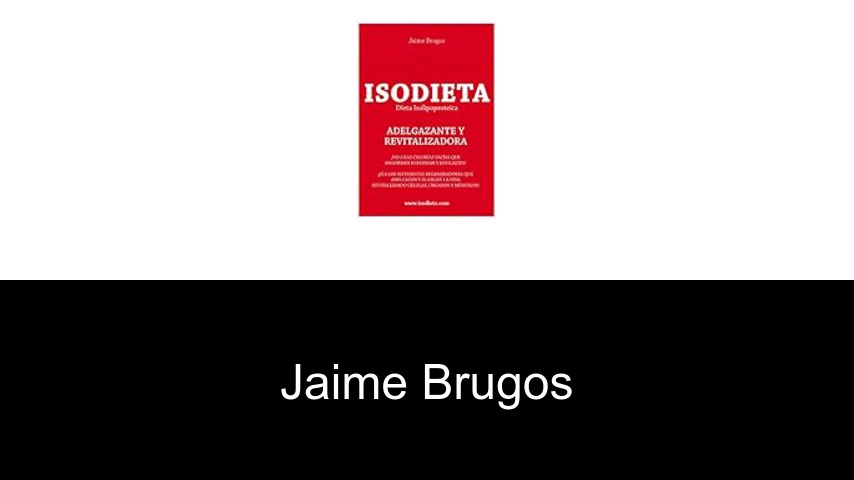 libros de Jaime Brugos