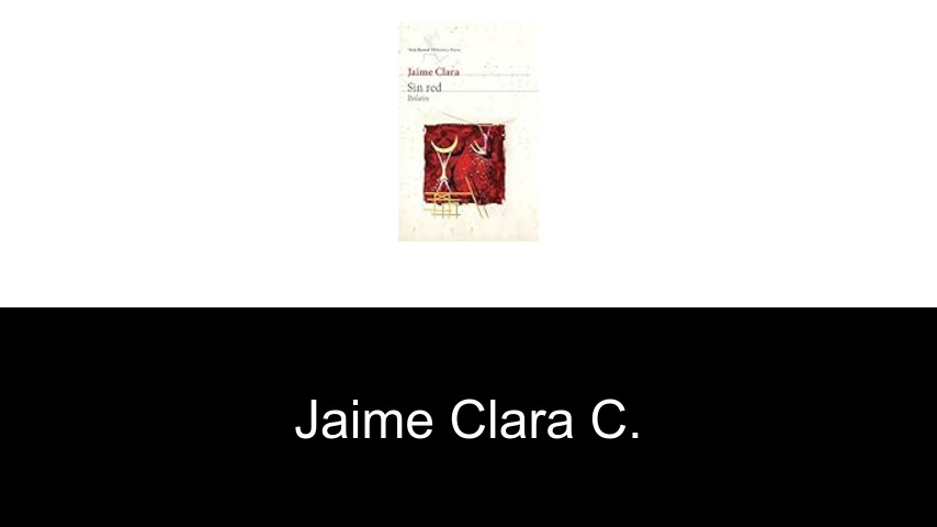 libros de Jaime Clara C.
