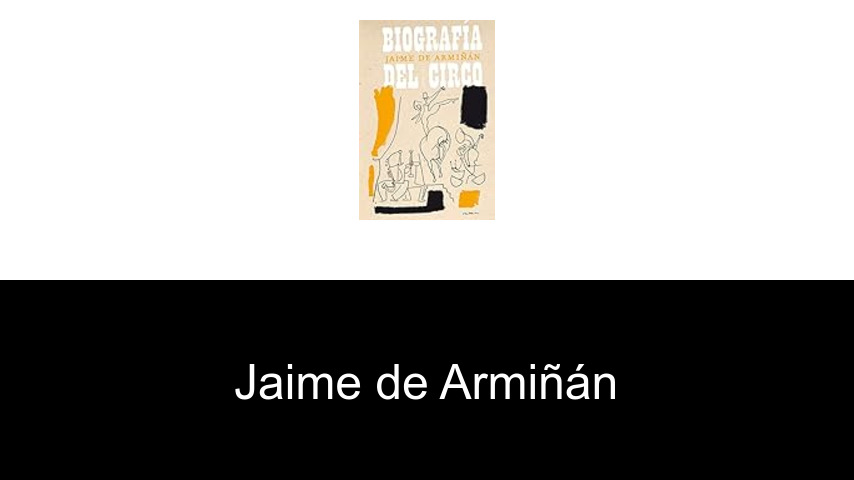 libros de Jaime de Armiñán