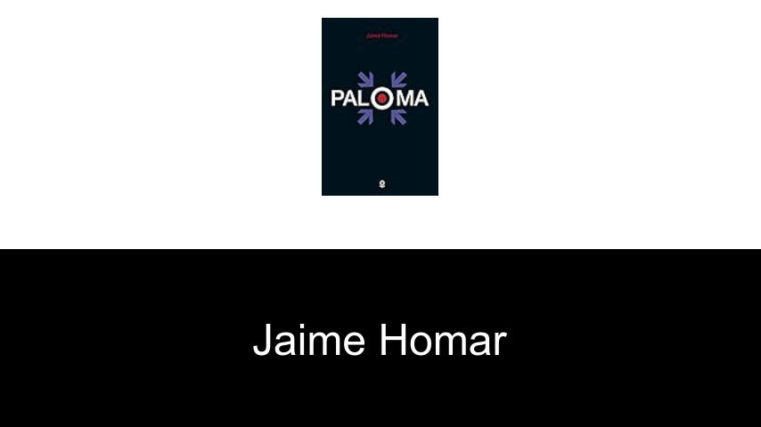 libros de Jaime Homar