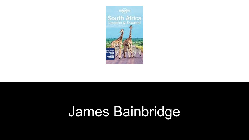 libros de James Bainbridge